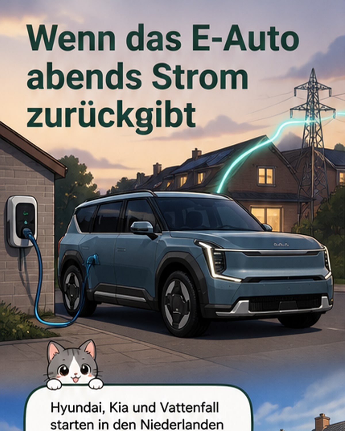 E-Autos als Stromspeicher im Test