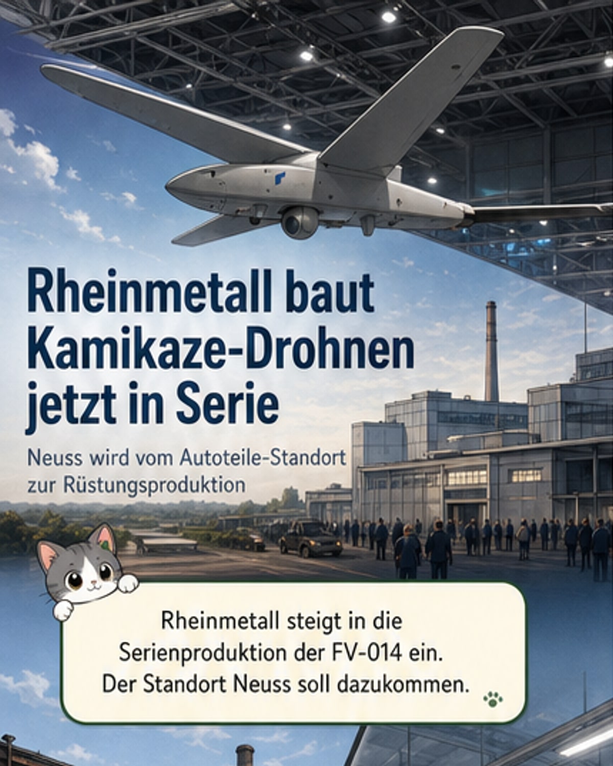 Rheinmetall baut tödliche Kamikaze-Drohnen