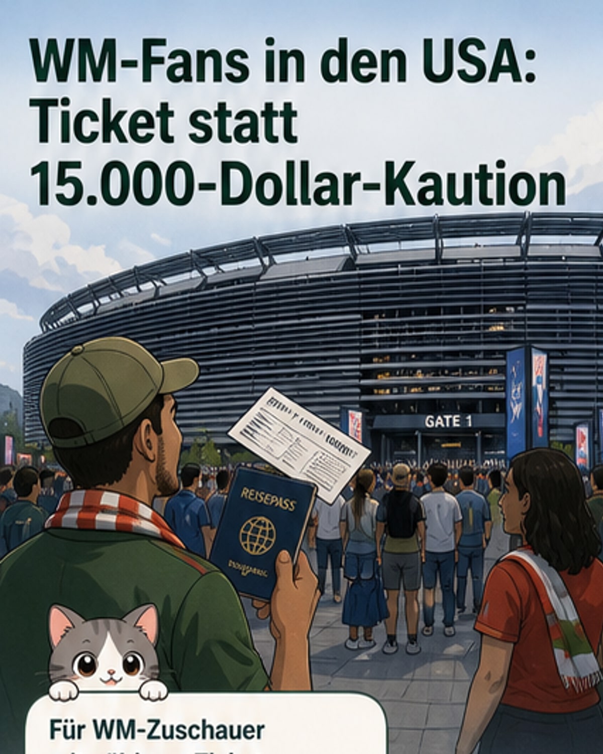 USA verzichtet bei WM-Fans auf Kaution