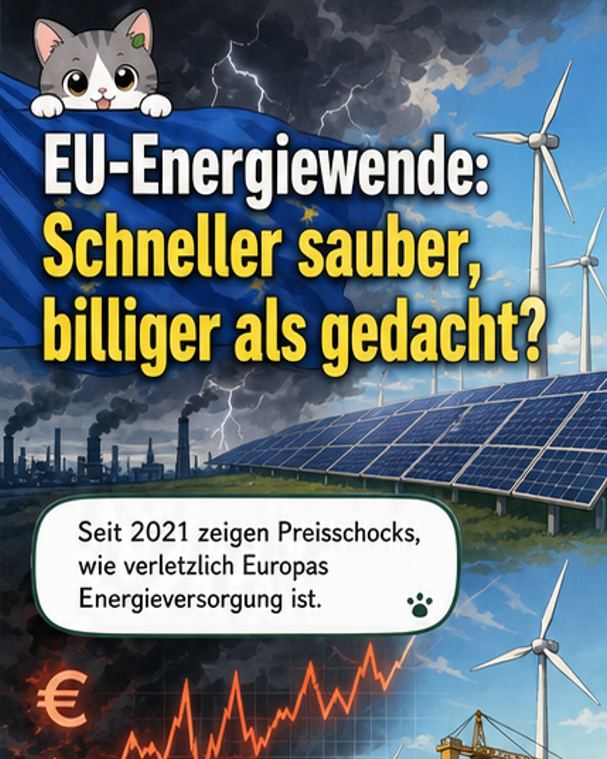 Schnellere Energiewende bringt Milliarden-Vorteil