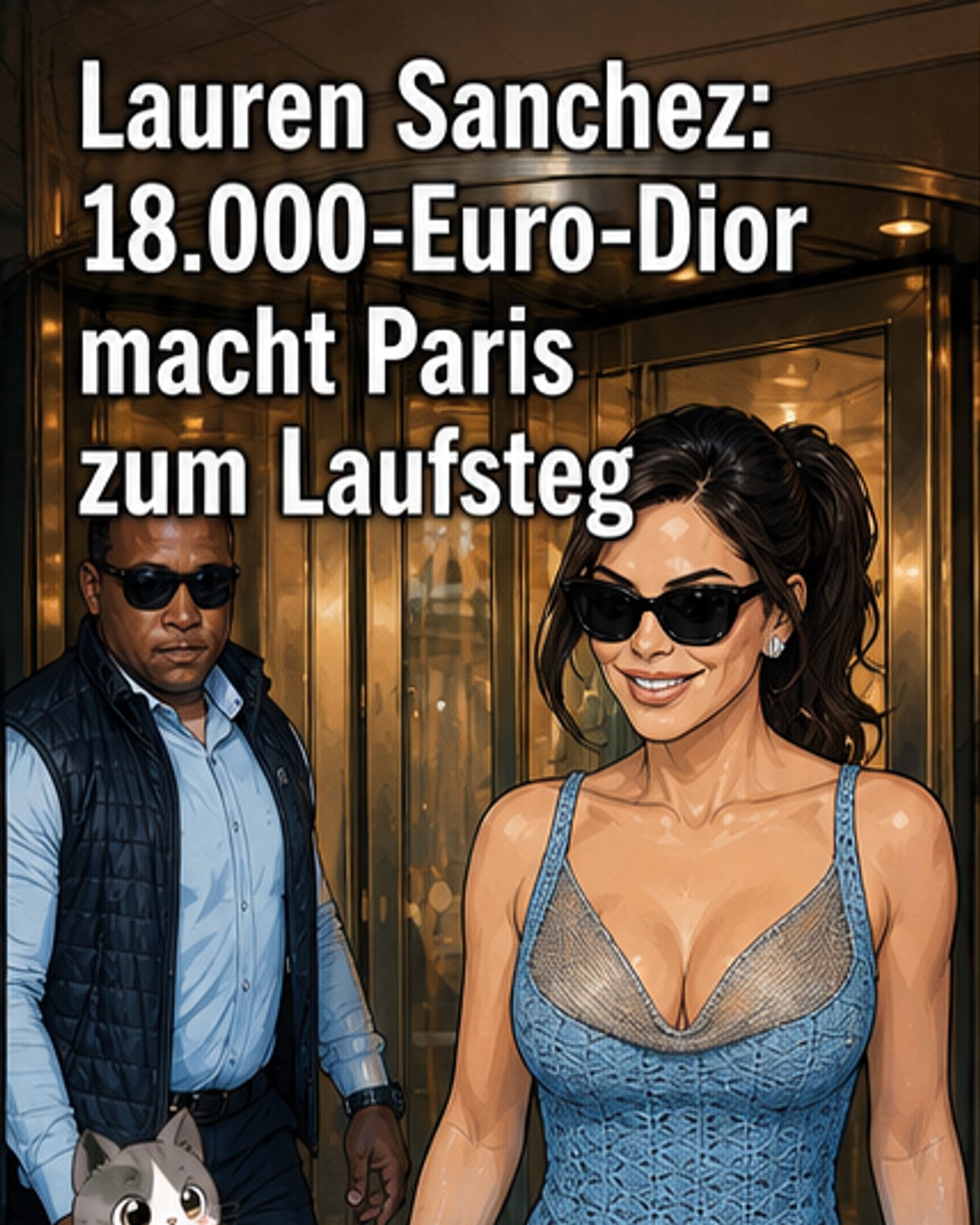 Lauren Sánchez im 18.000-Euro-Dior-Kleid