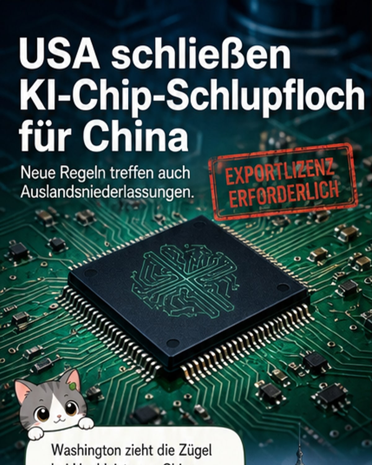 USA ziehen Schraube bei KI-Chip-Exporten