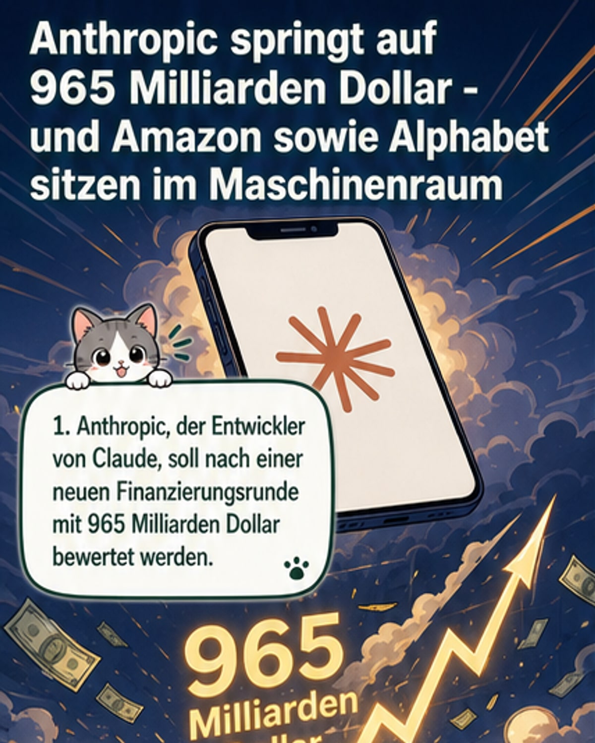 Anthropic: 965 Mrd. für KI-Champion