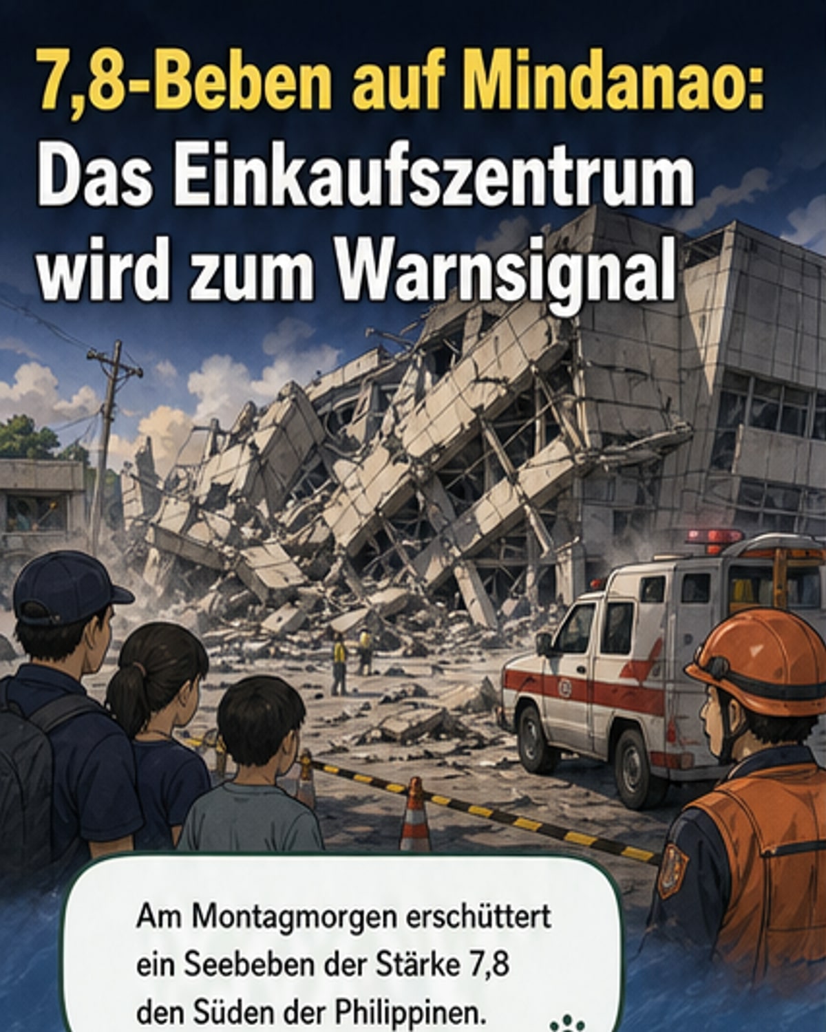 Starkes Erdbeben erschüttert die Philippinen