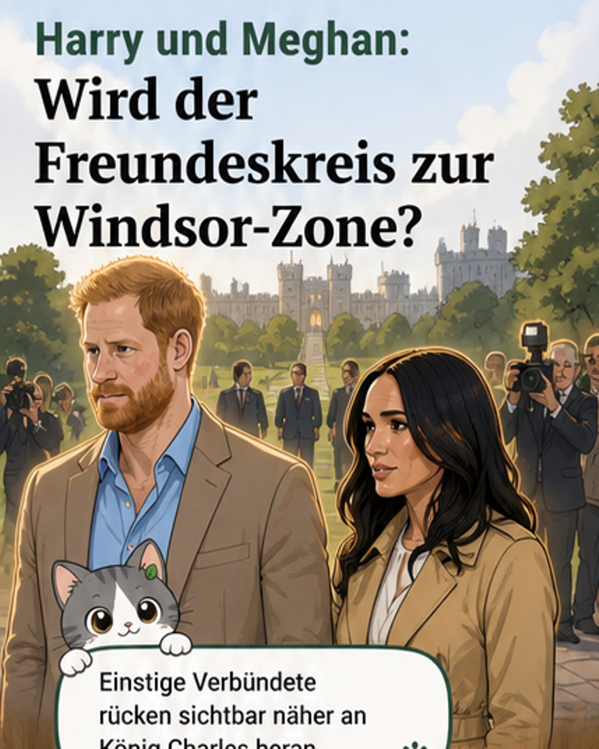 Freunde zwischen Krone und Sussex