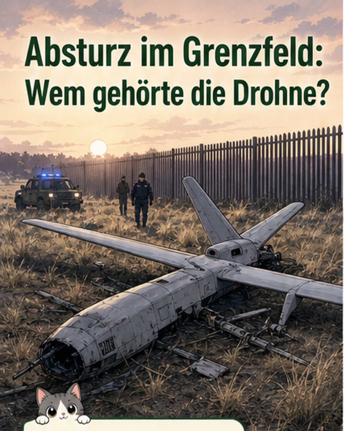 Abgestürzte Drohne an Grenze zu Kaliningrad entdeckt