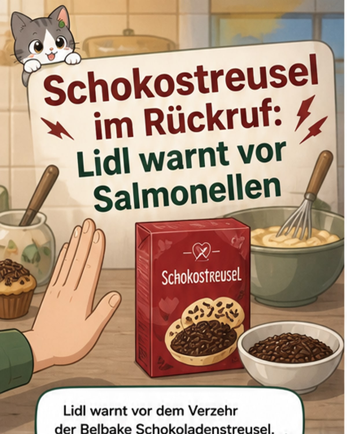 Lidl ruft Schokostreusel zurück