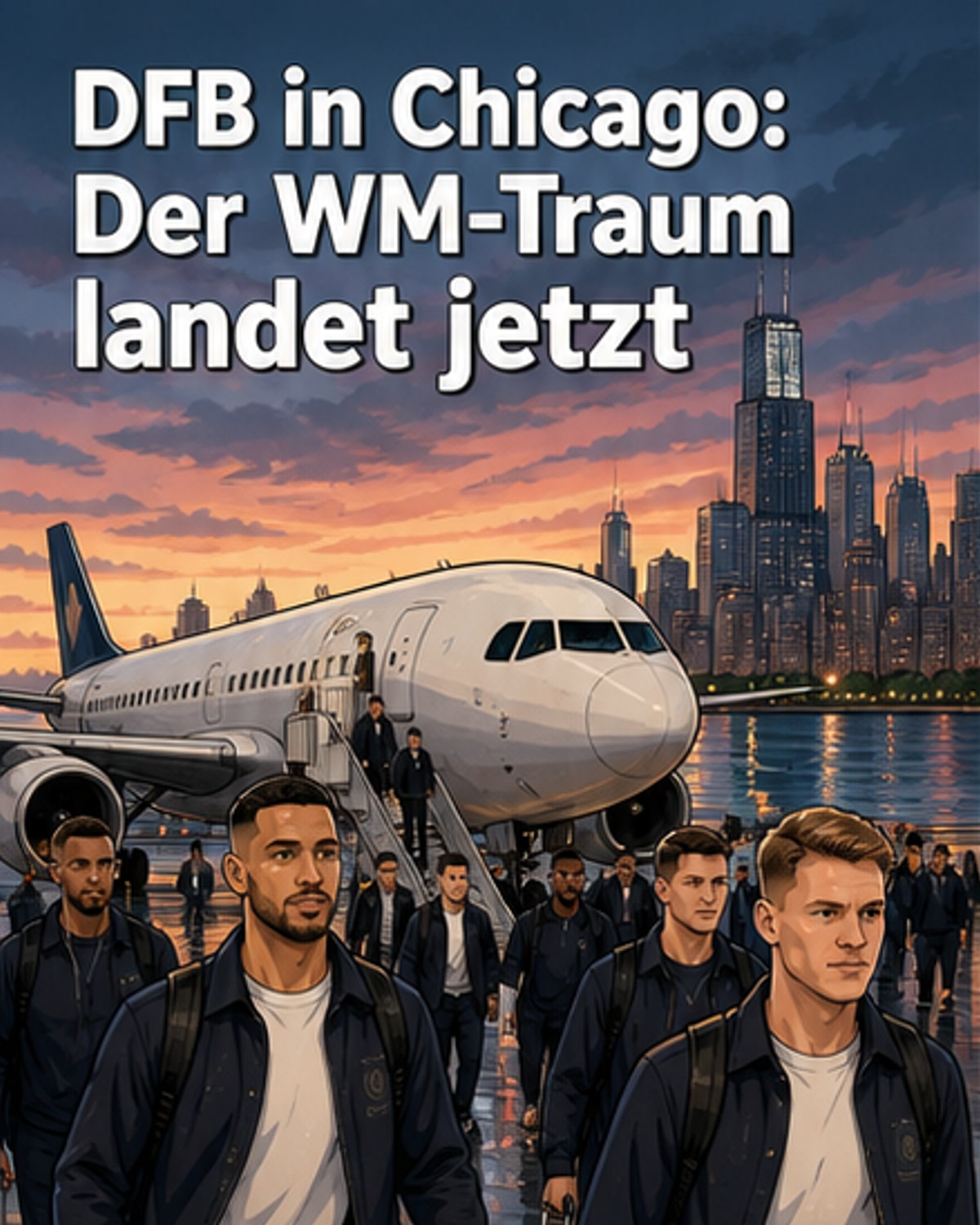 DFB-Team landet in Chicago