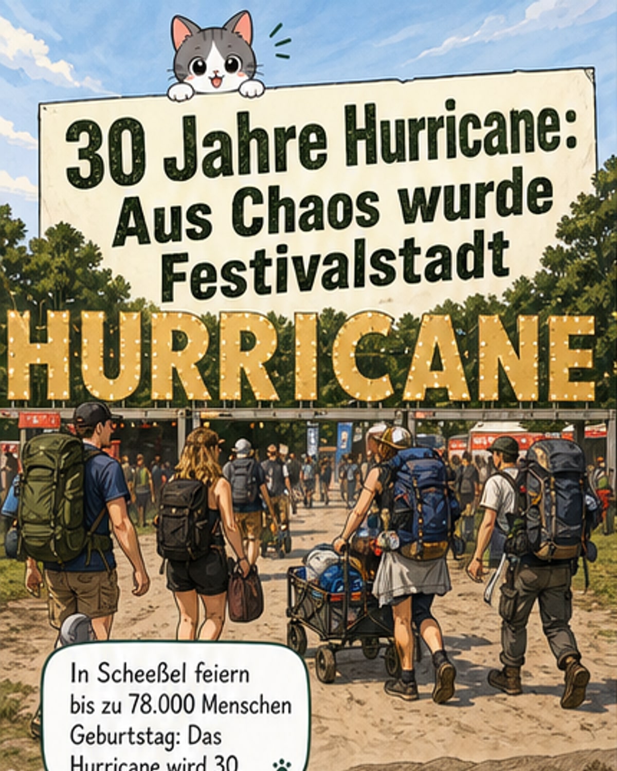30 Jahre Hurricane – ein Festival feiert Geburtstag