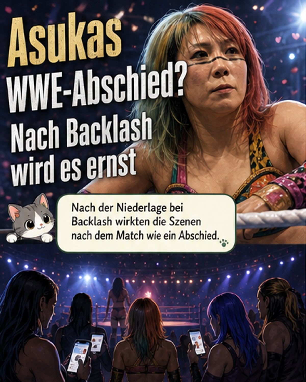 Asukas WWE-Aus und Steiners Sohn im Rampenlicht