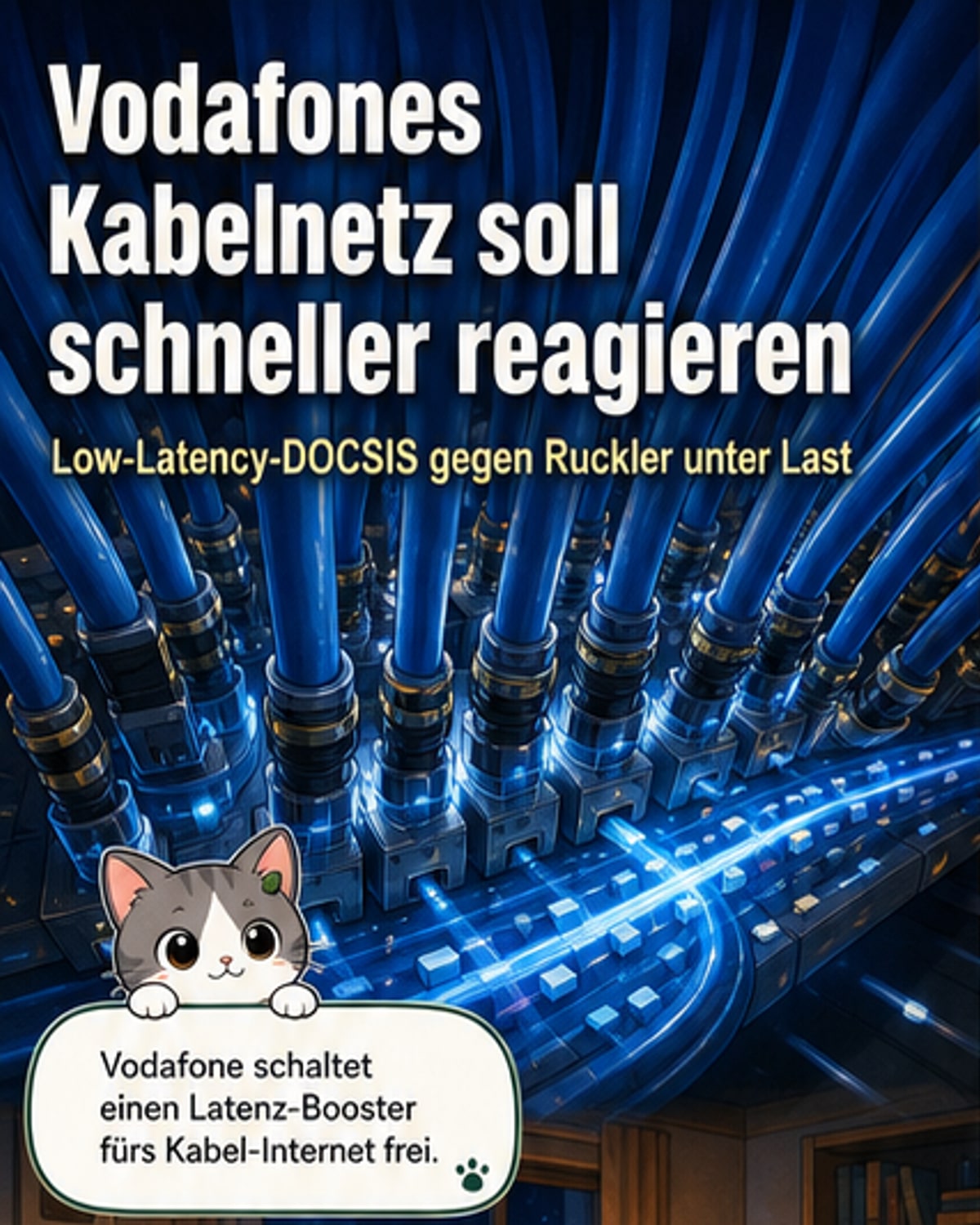 Vodafone senkt Latenz im Kabel-Internet