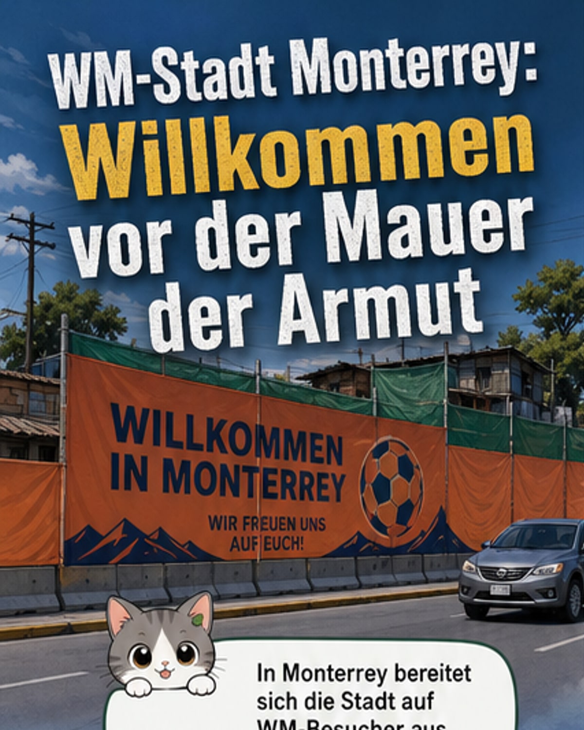 WM in Monterrey: Armenviertel versteckt