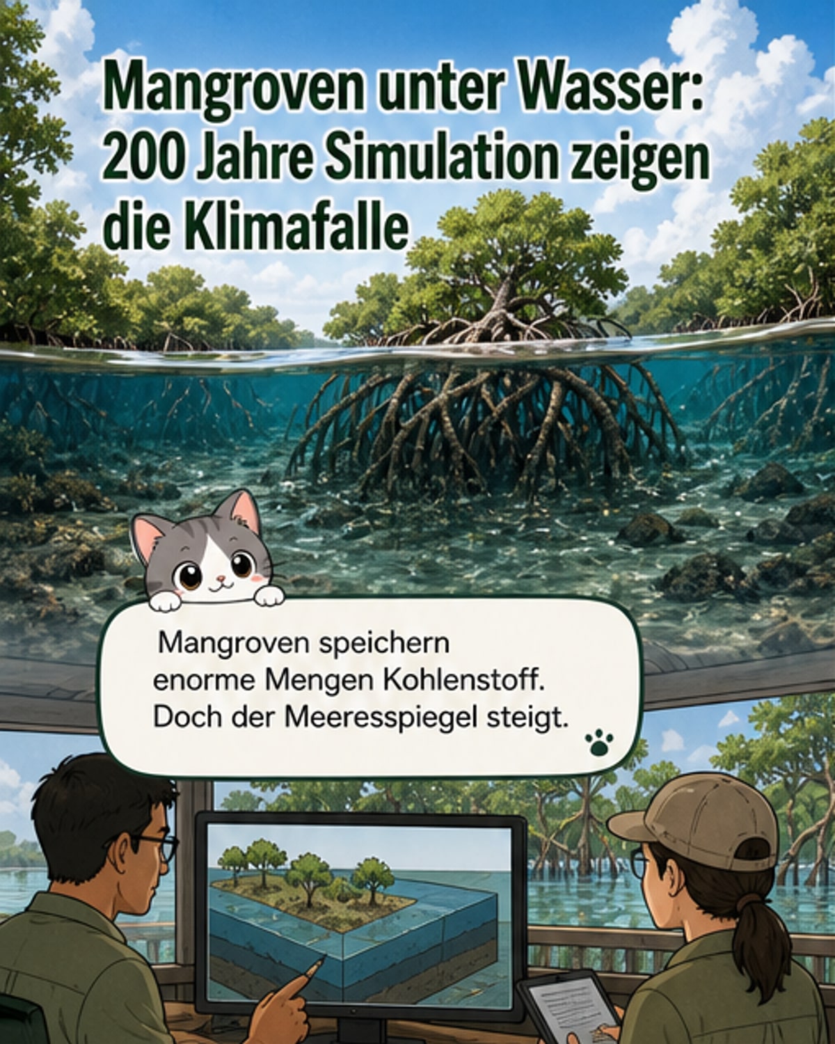 90 % der Mangroven könnten verschwinden