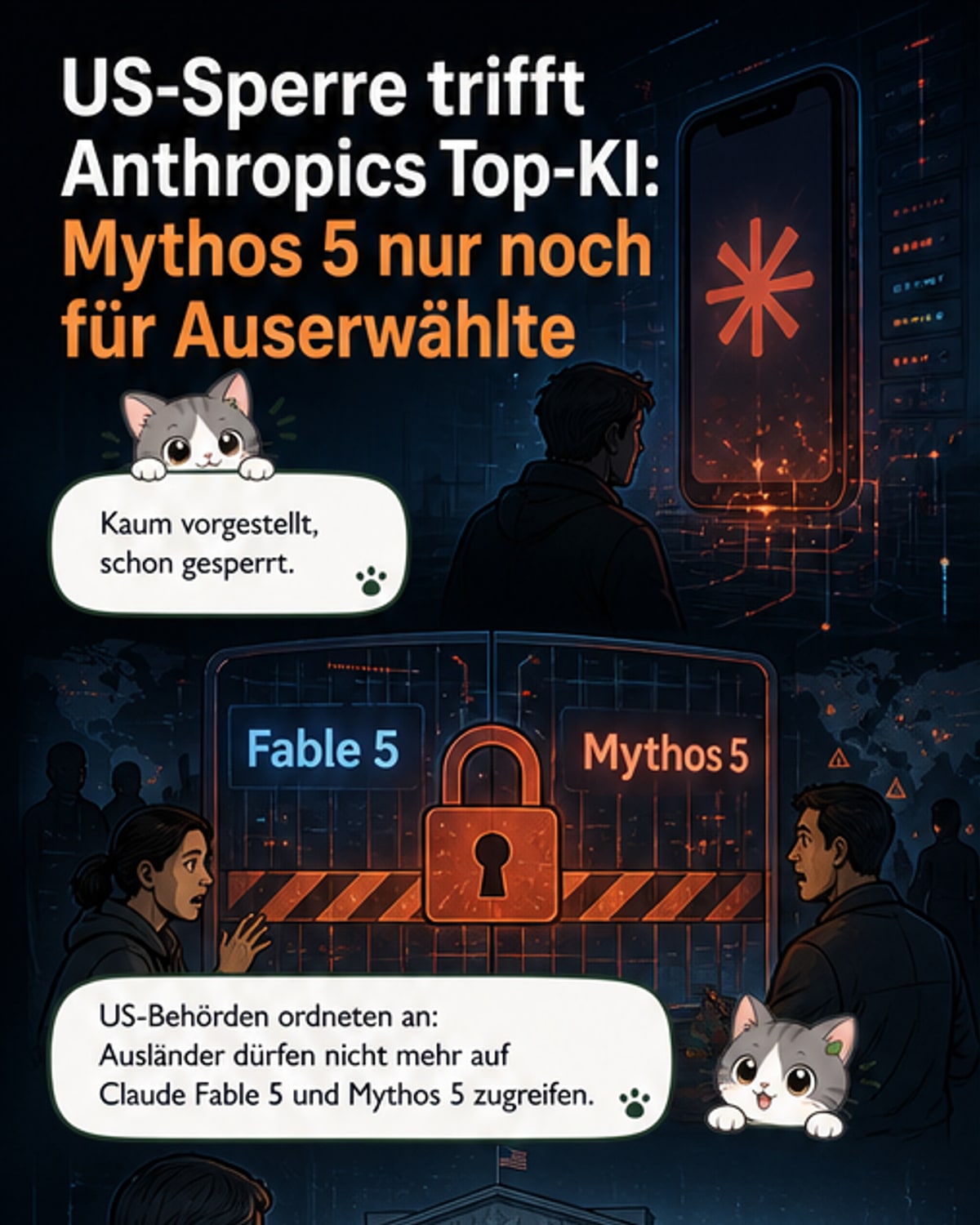 US blockiert Zugriff auf Anthropics Top-KI