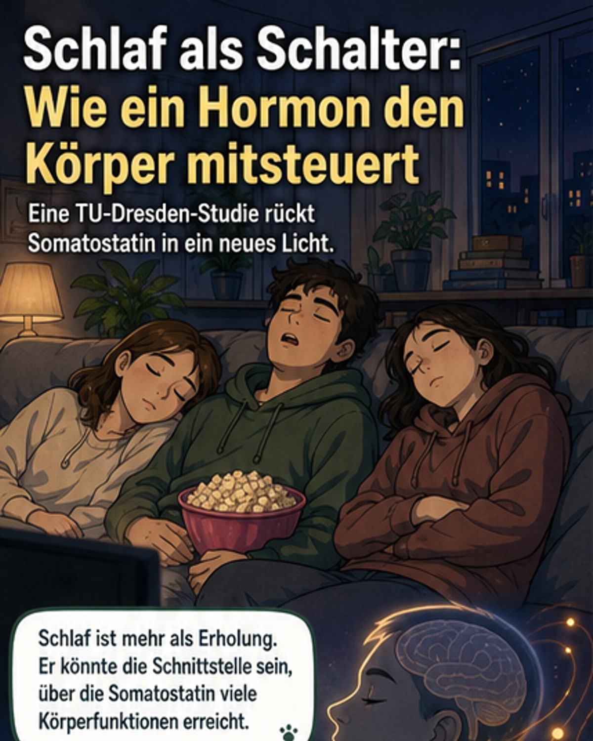 Ein Hormon nutzt Schlaf als Steuerknopf