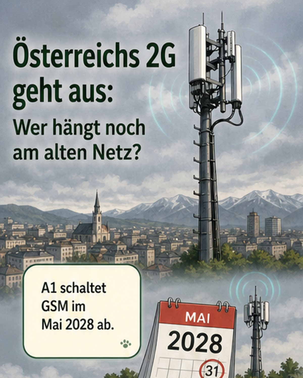GSM-Aus in Österreich: Ende der alten Mobilfunk-Ära