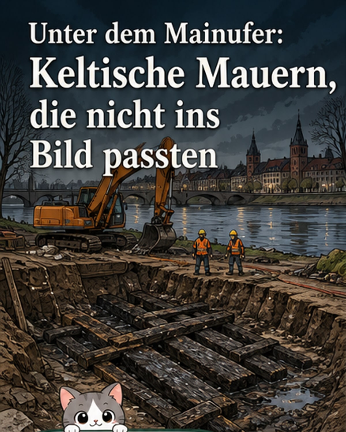 2400 Jahre alte Kelten-Ruine am Main