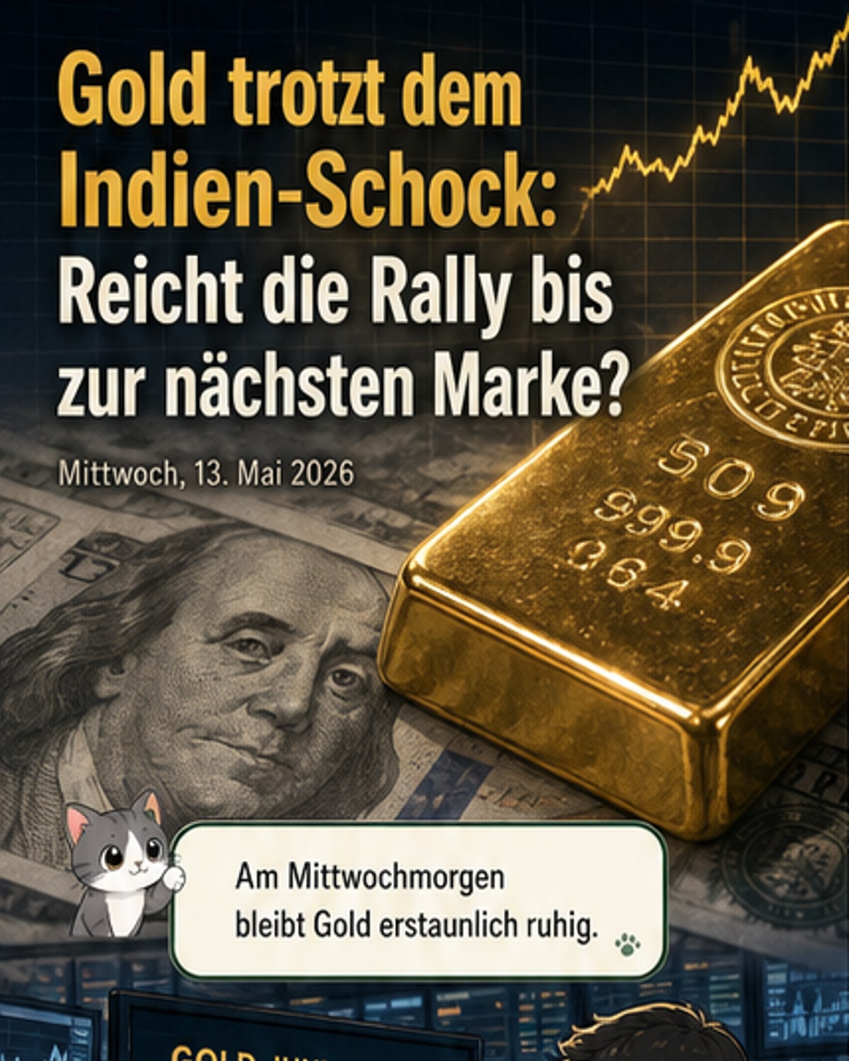 Goldpreis trotzt steigender US-Inflation