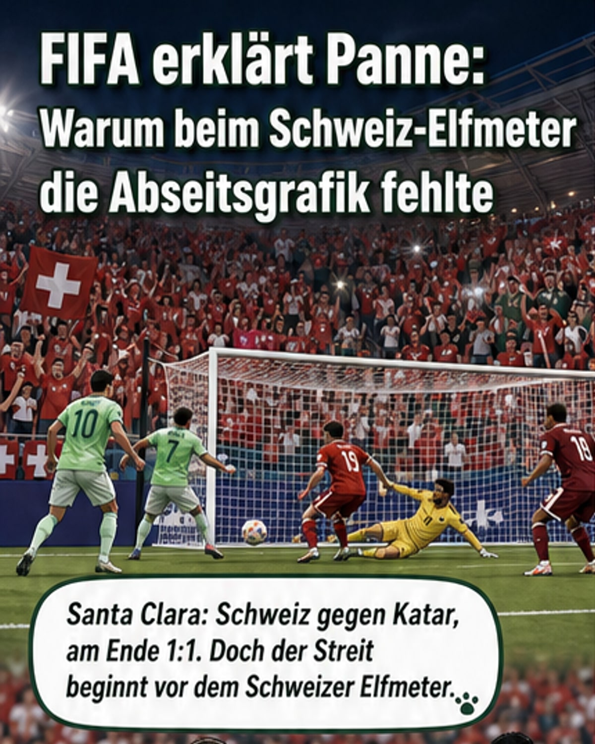 FIFA gibt technische Panne bei WM-Spiel zu