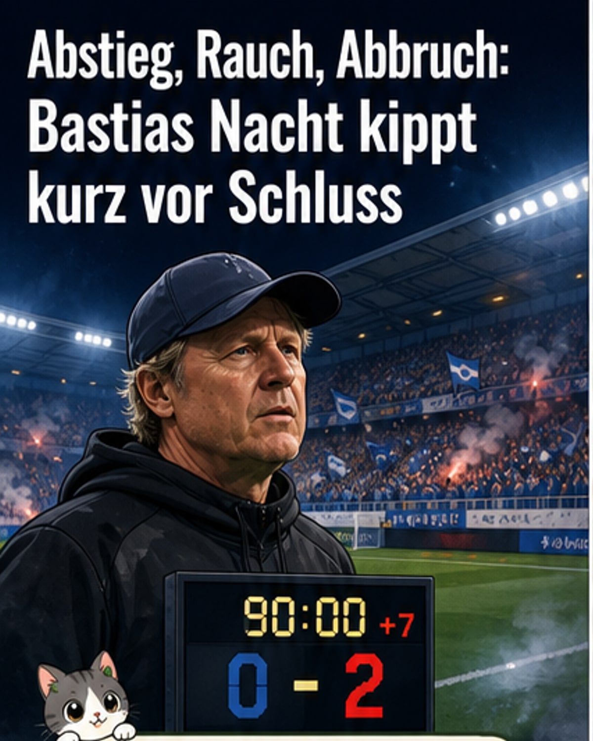 Spielabbruch nach Fan-Aufstand