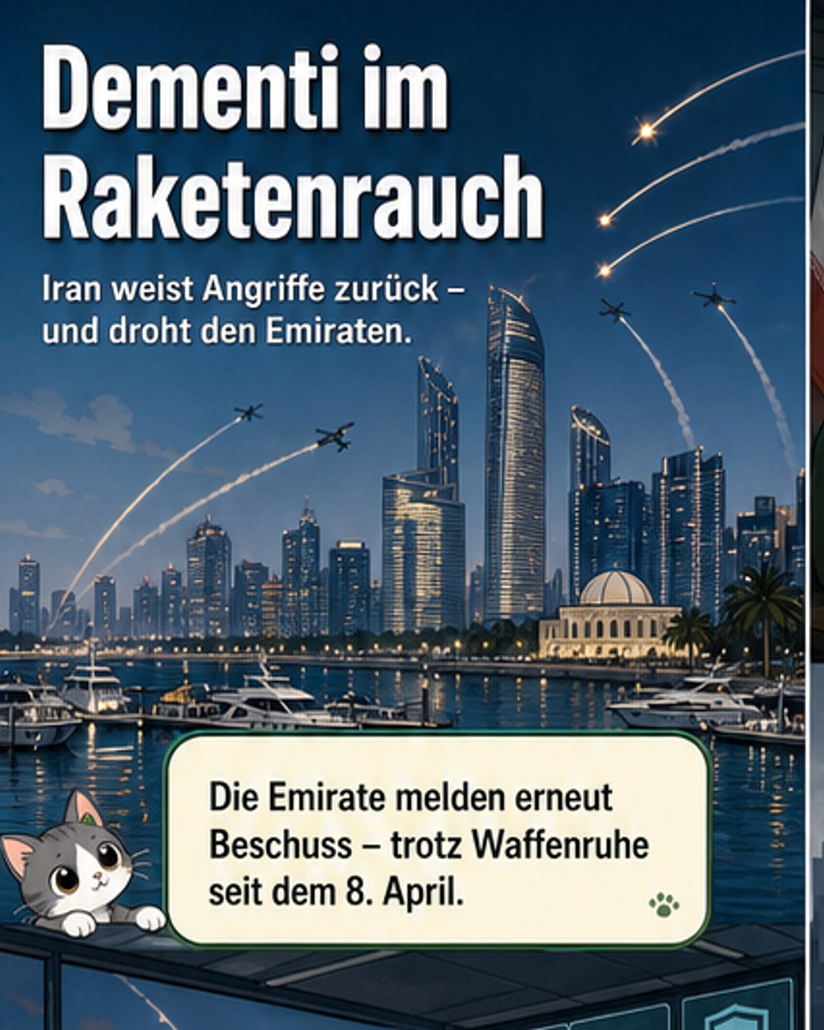 Iran dementiert Angriffe auf VAE – doch widersprüchliche Signale