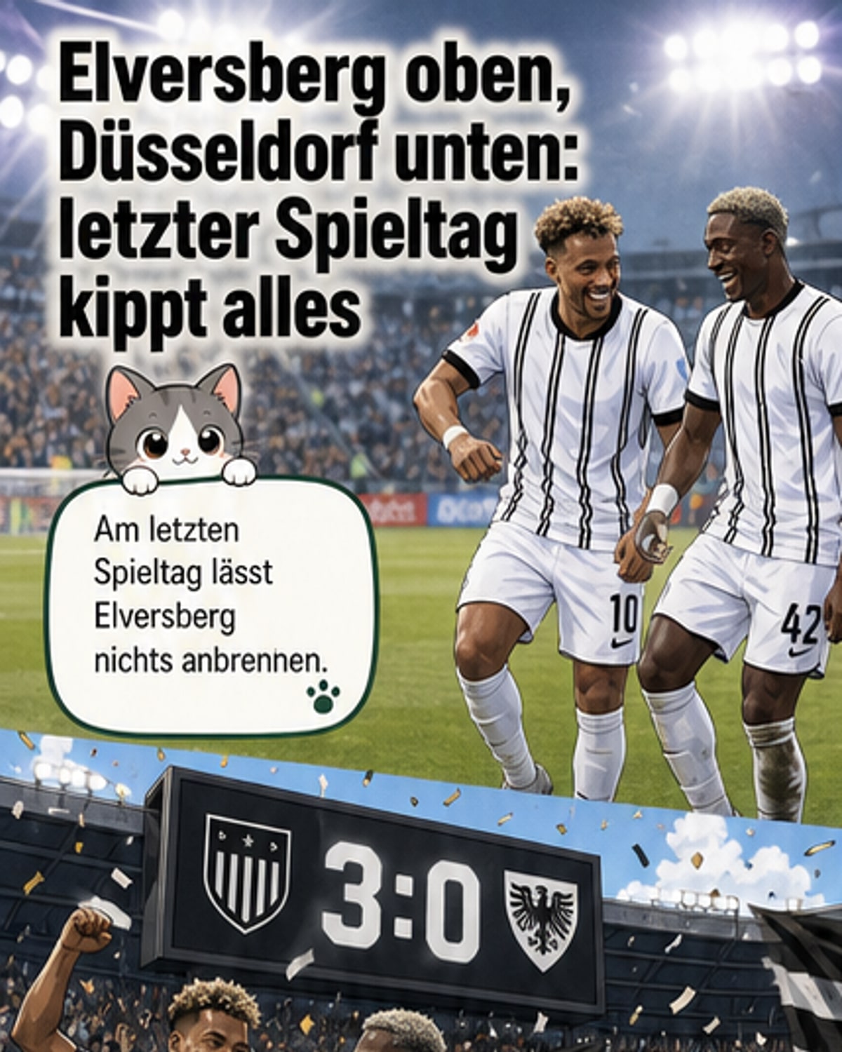 Elversberg steigt erstmals in die Bundesliga auf