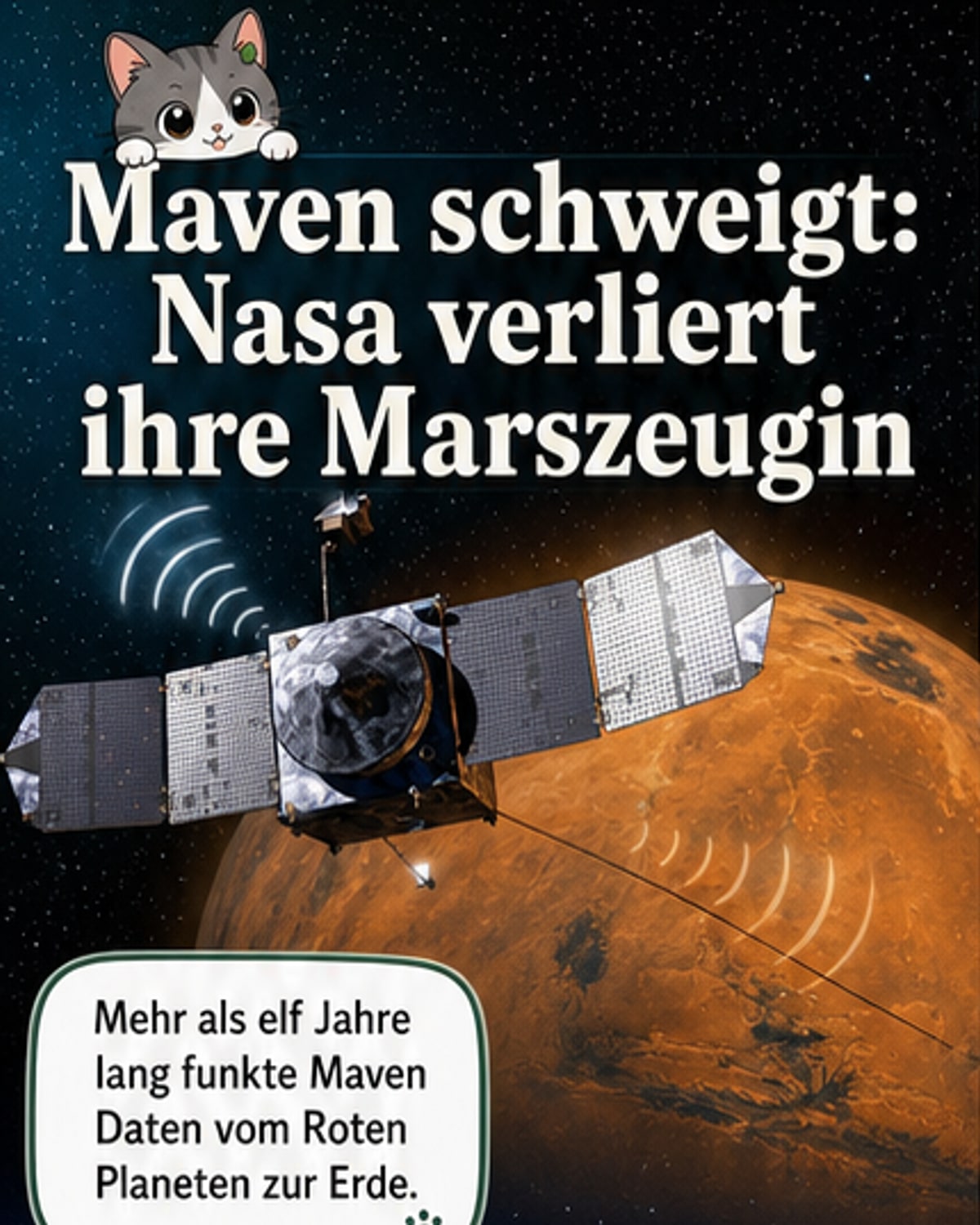 Mars-Sonde Maven offiziell tot