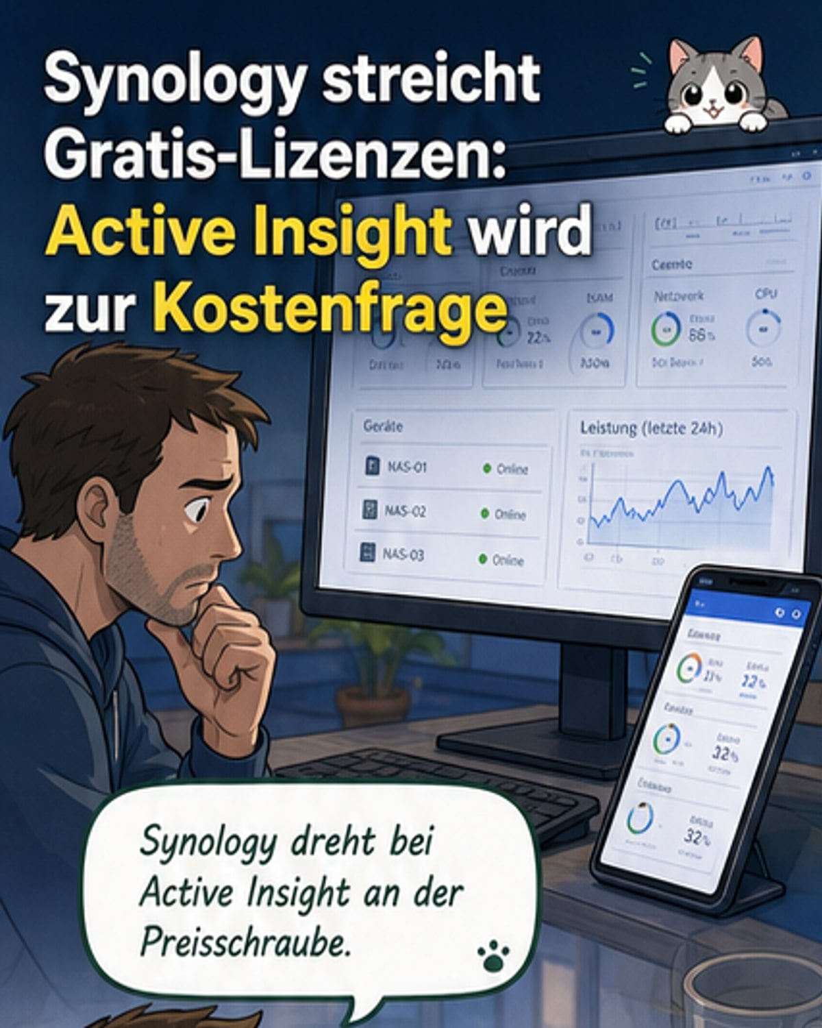 Synology dreht an der Preisschraube