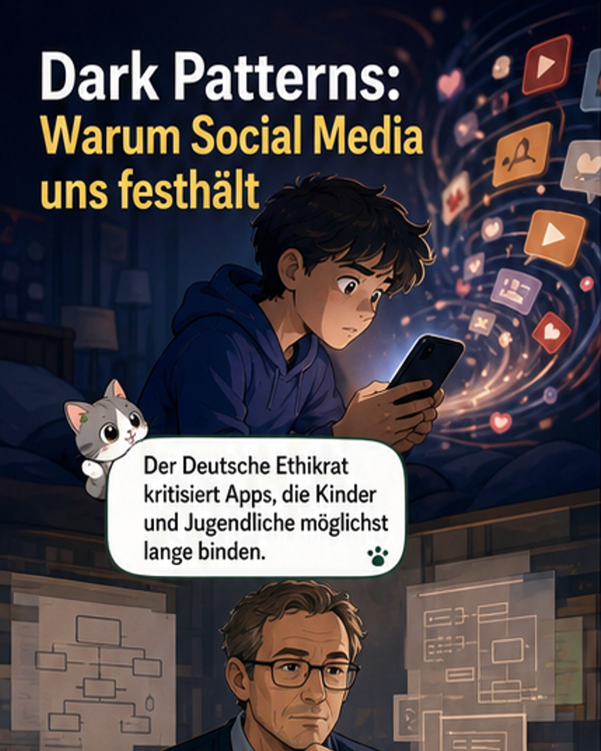 Wie soziale Medien uns festhalten