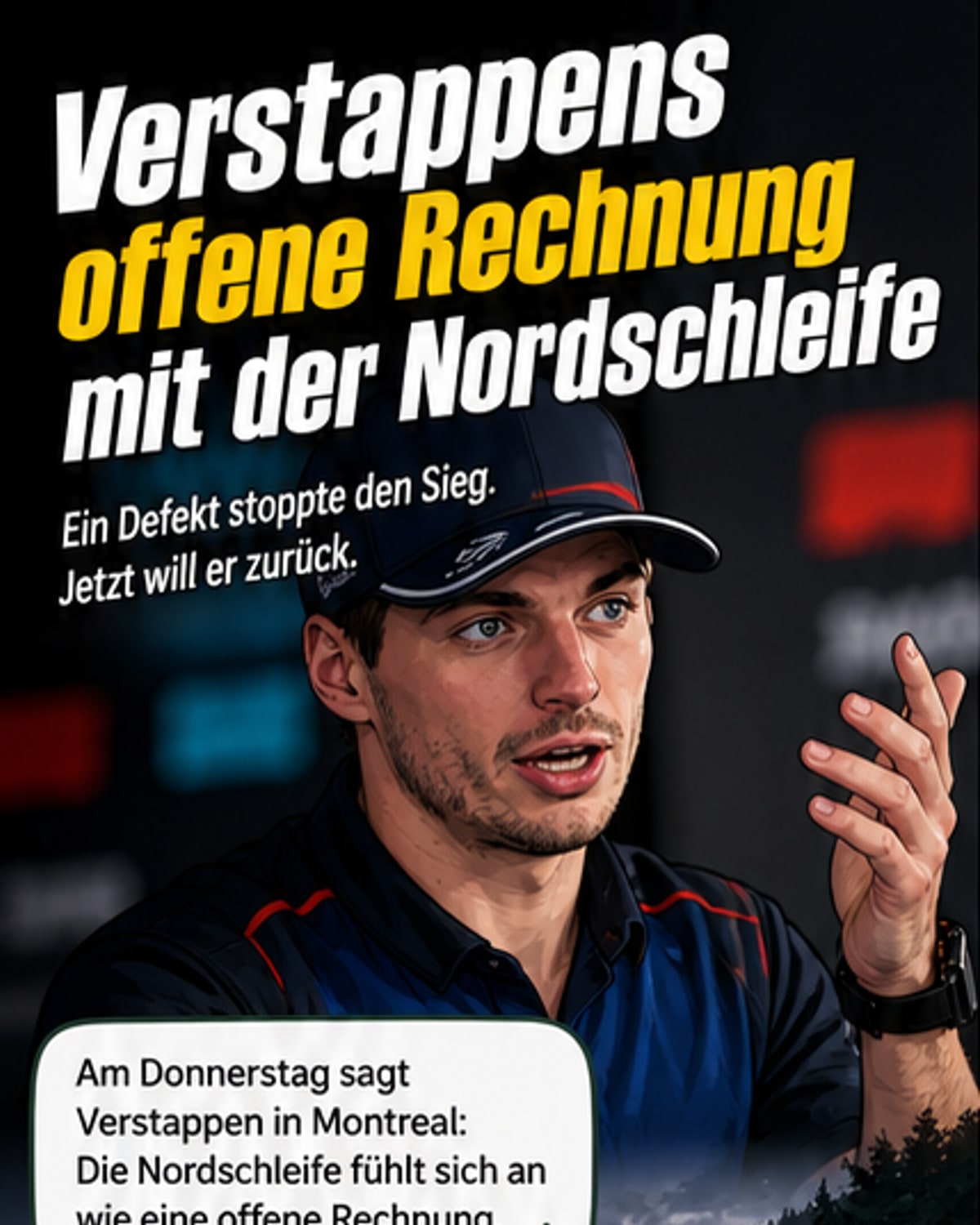 Verstappen will Nordschleife-Sieg nachholen