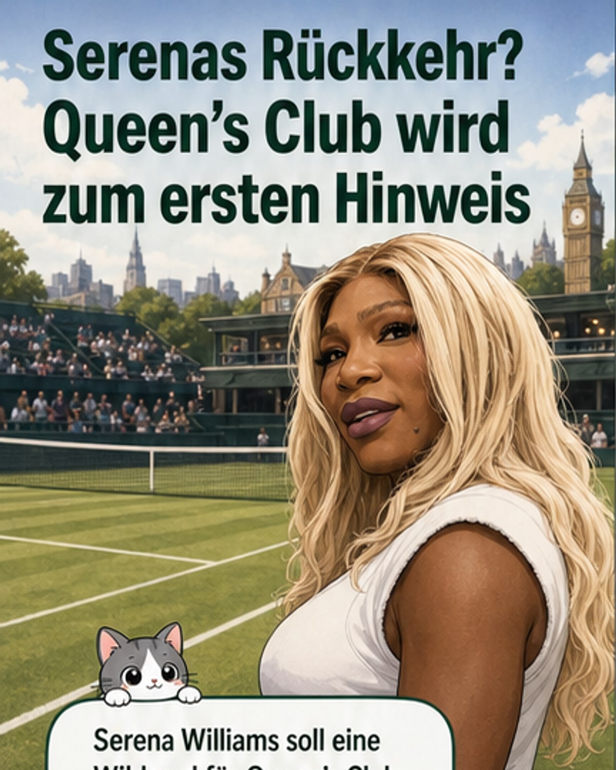 Serena Williams plant Comeback