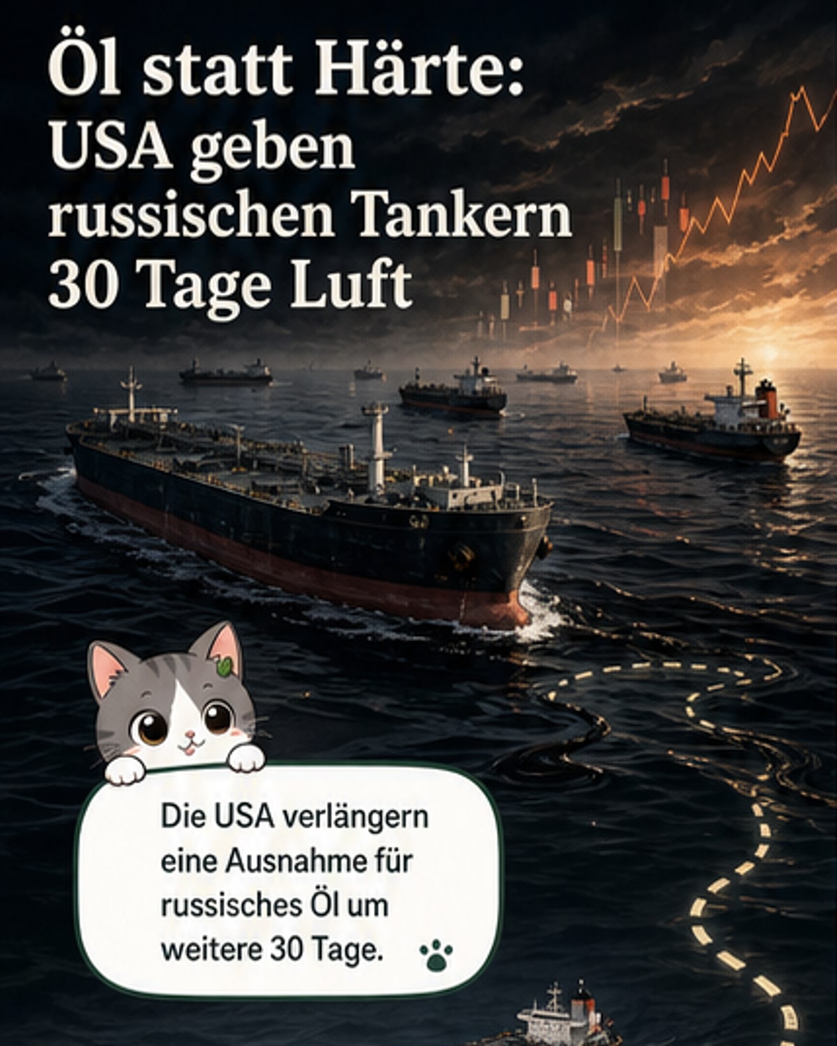 USA verlängern Sanktionslockerung für russisches Öl