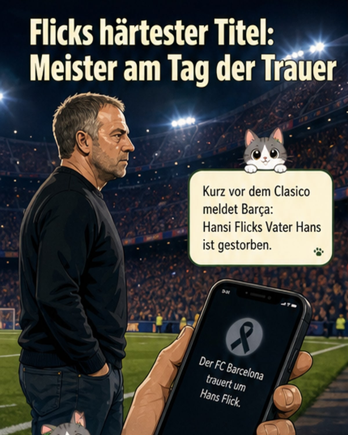 Flick gewinnt Meisterschaft nach Vater-Tod