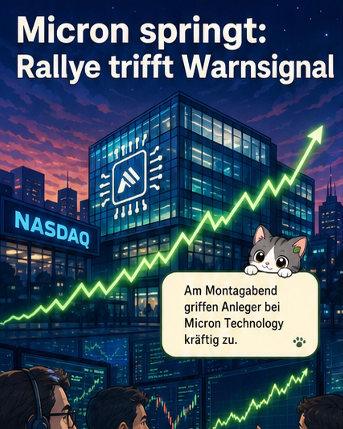 Micron-Aktie springt um 7,3 %