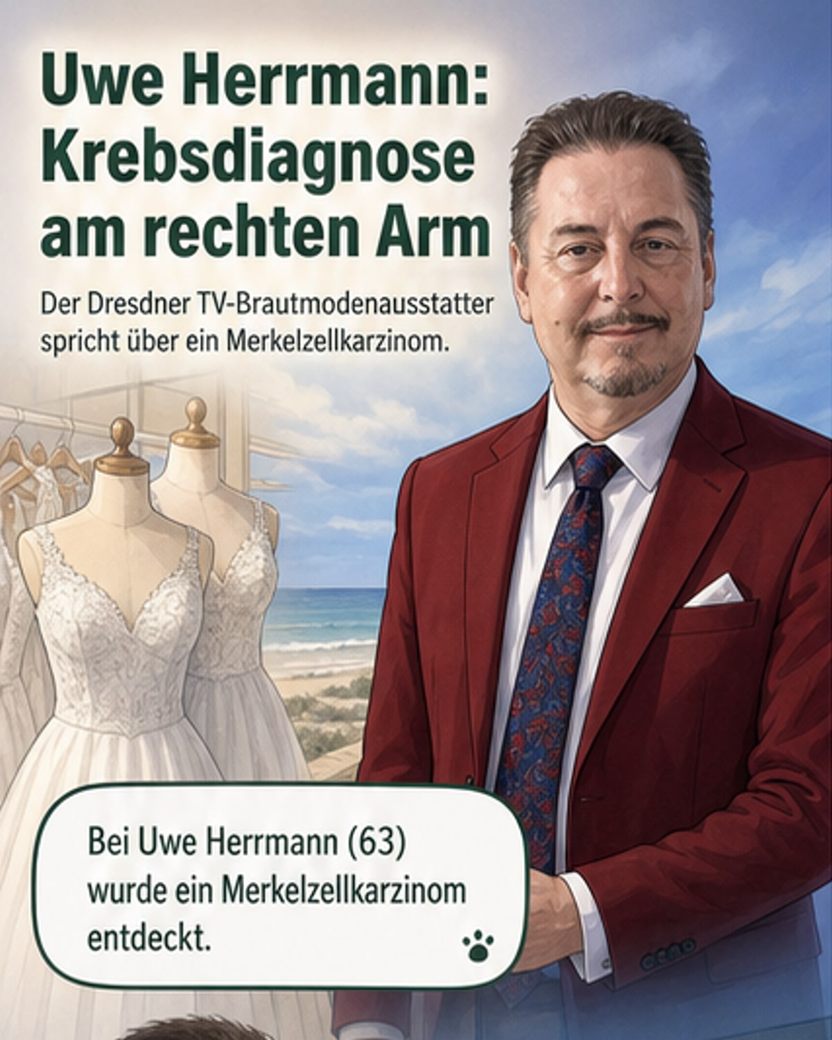 Uwe Herrmann: Krebsdiagnose nach Arm-Tumor
