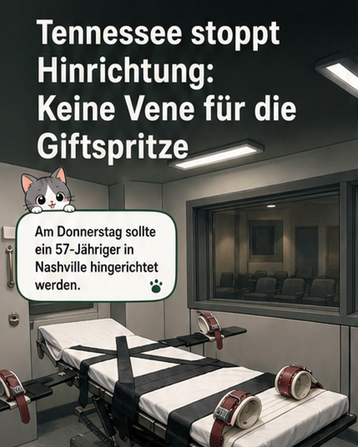 Hinrichtung abgebrochen – kein Venenzugang