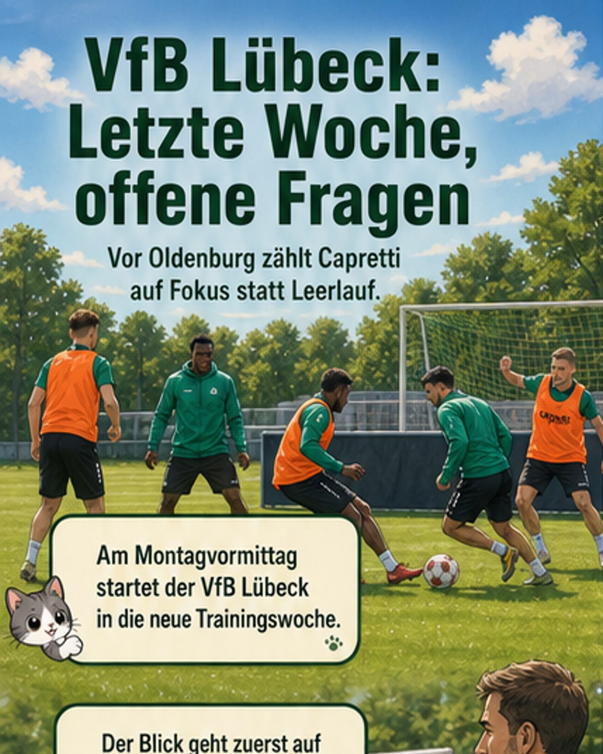 VfB Lübeck vor Endspurt mit Unsicherheiten