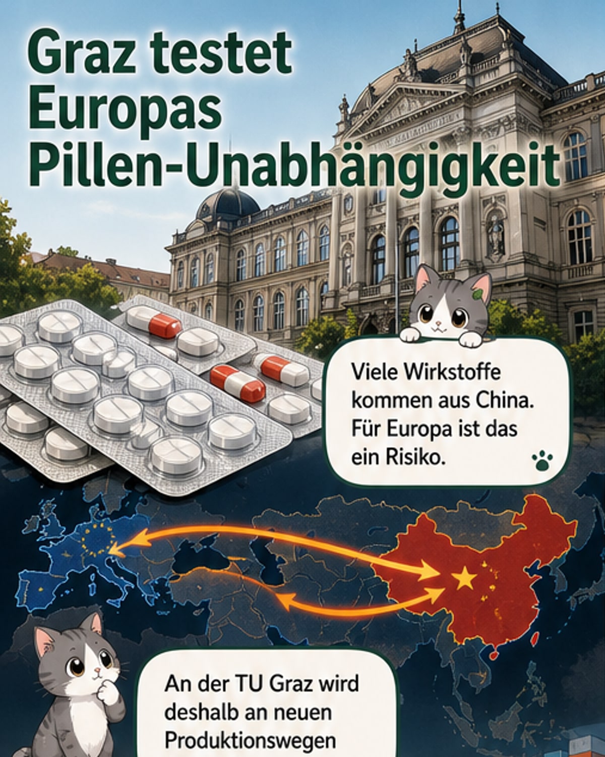 Österreich forscht an Pharma-Unabhängigkeit