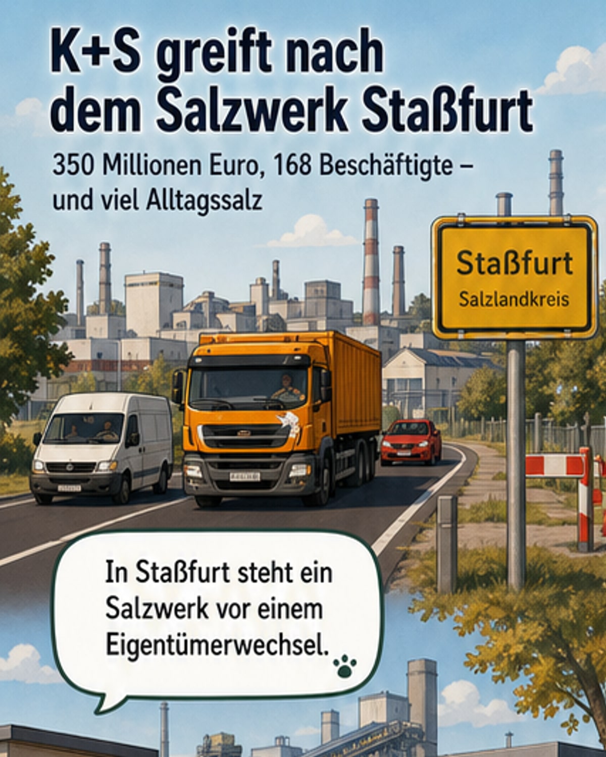 K+S übernimmt Salzwerk in Staßfurt