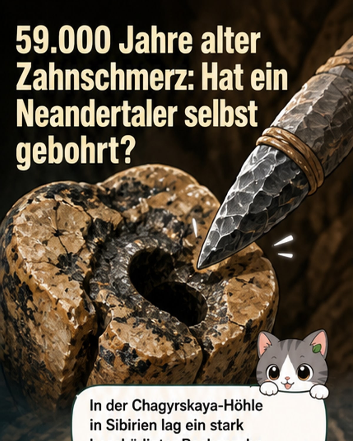 Vor 59.000 Jahren: Neandertaler bohrten Zähne
