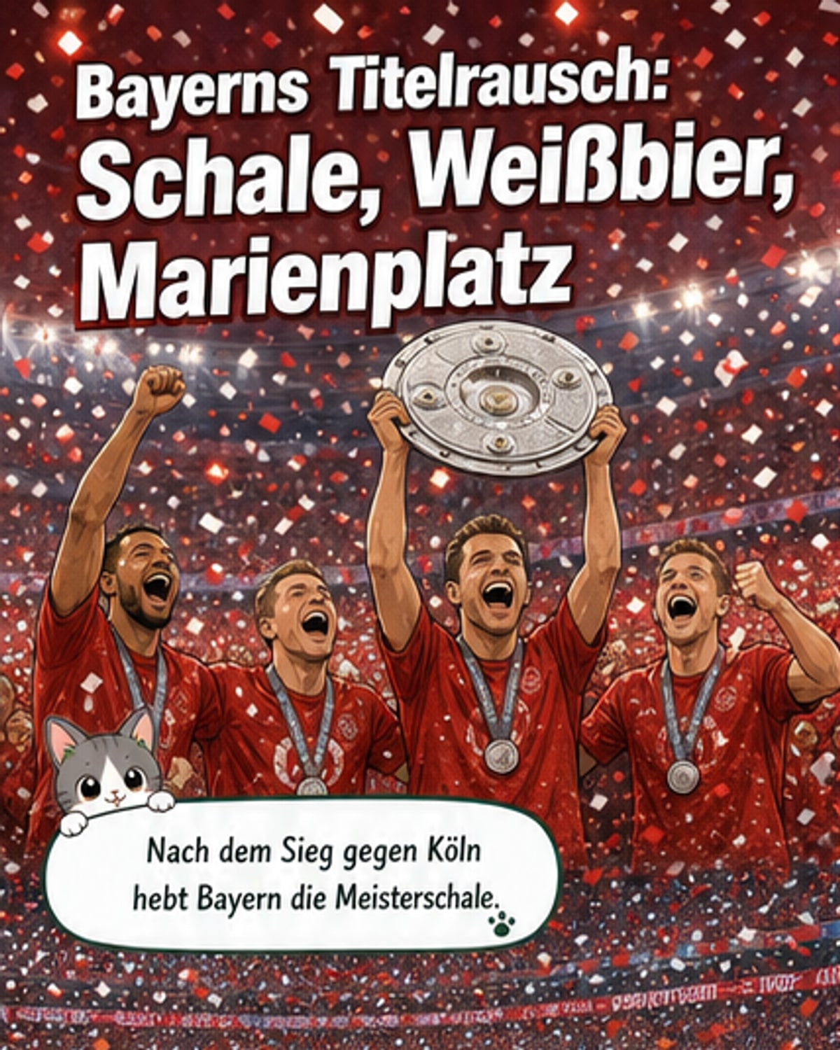 Bayern feiert Meisterparty in München