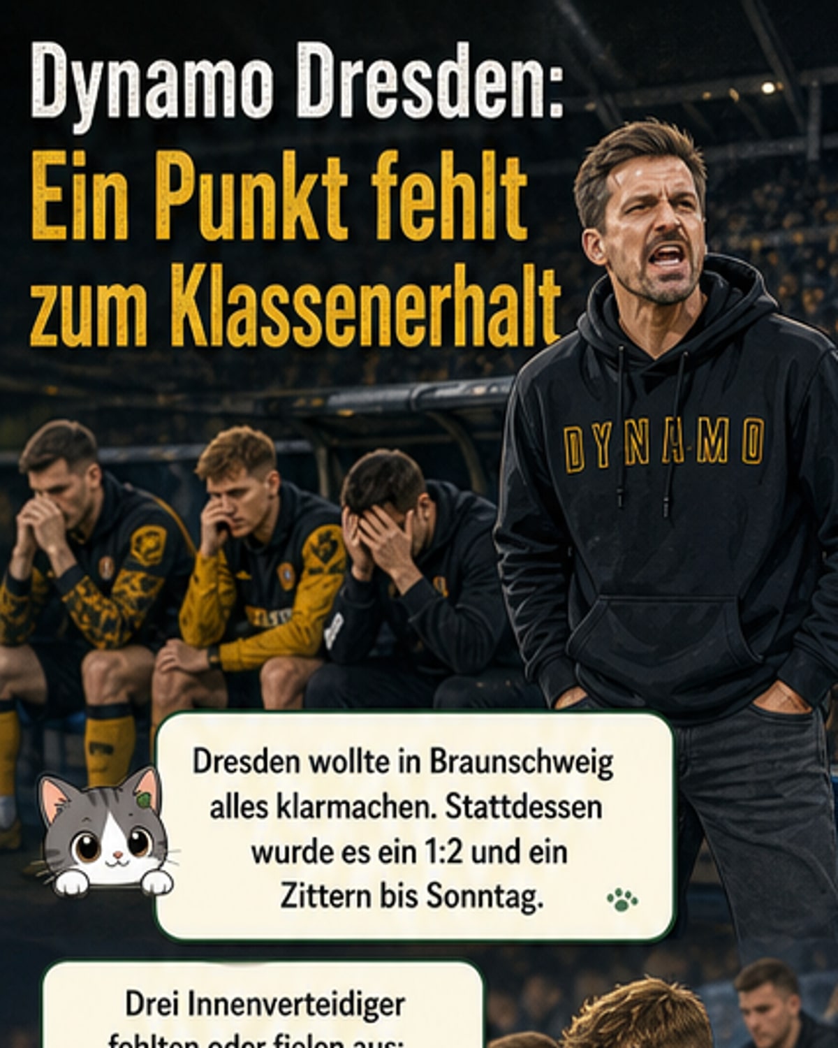Zittern bis zum Schluss