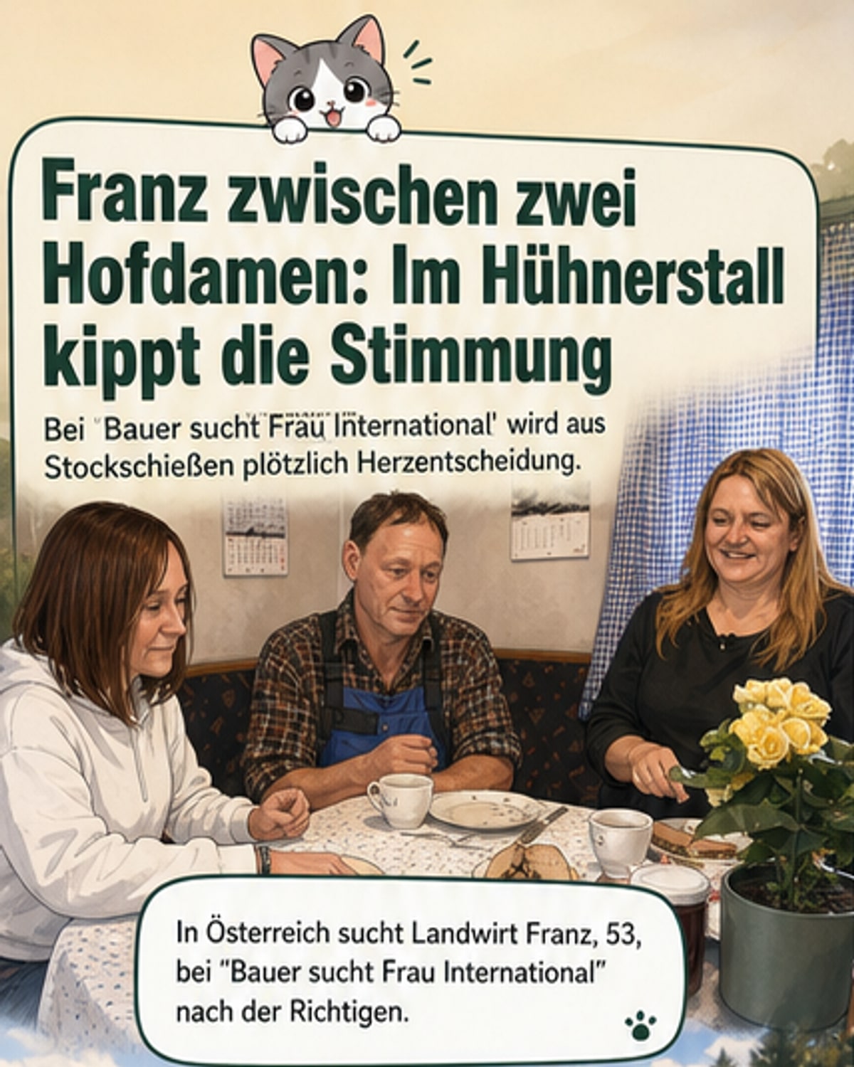Bauer wählt eine Hofdame – die andere hofft noch