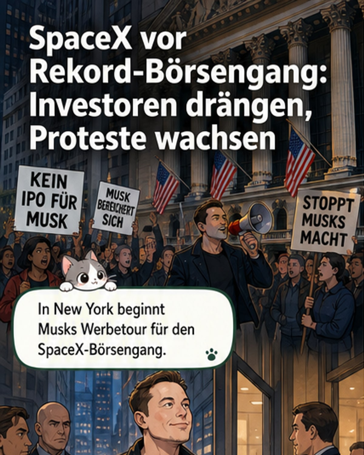 SpaceX-Aktien schon zweifach überzeichnet