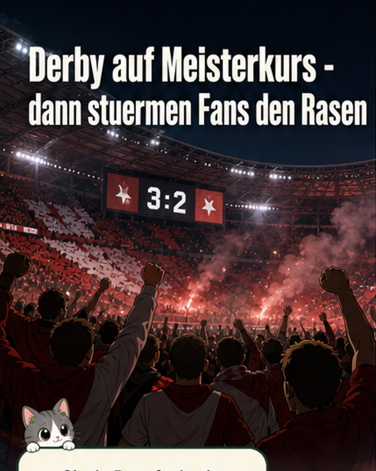 Prager Derby kippt: Fans stürmen Platz