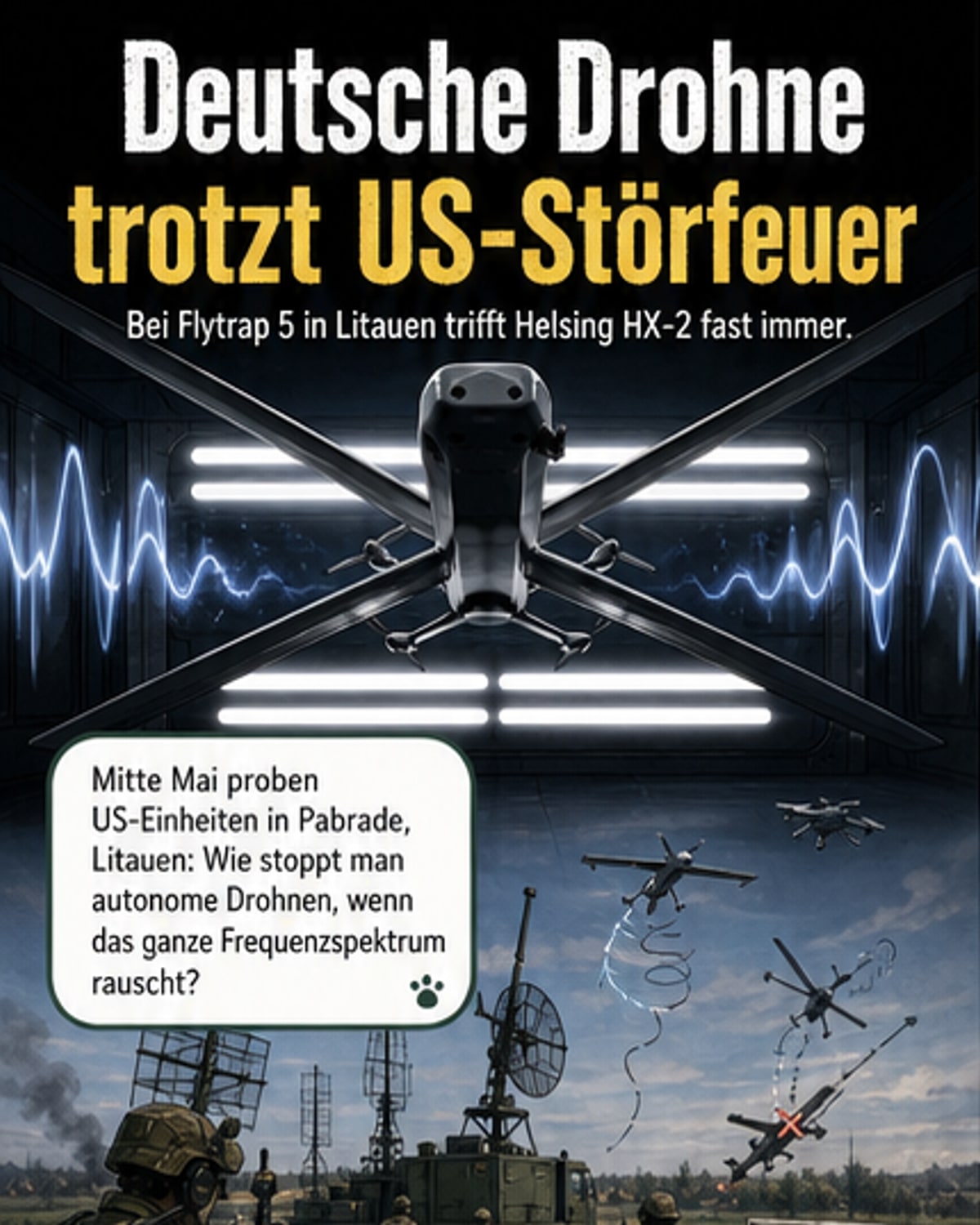 Deutsche Drohnen überzeugen im Nato-Test