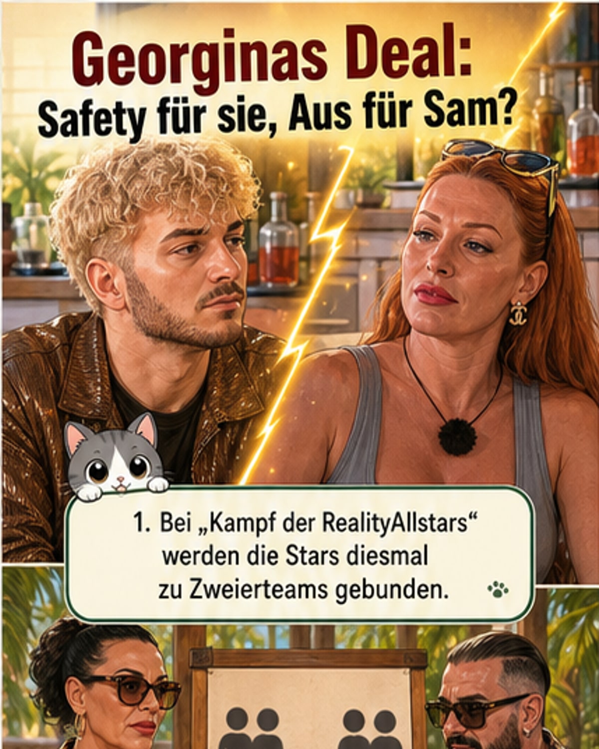 Georgina verkauft Sam bei Reality-Show