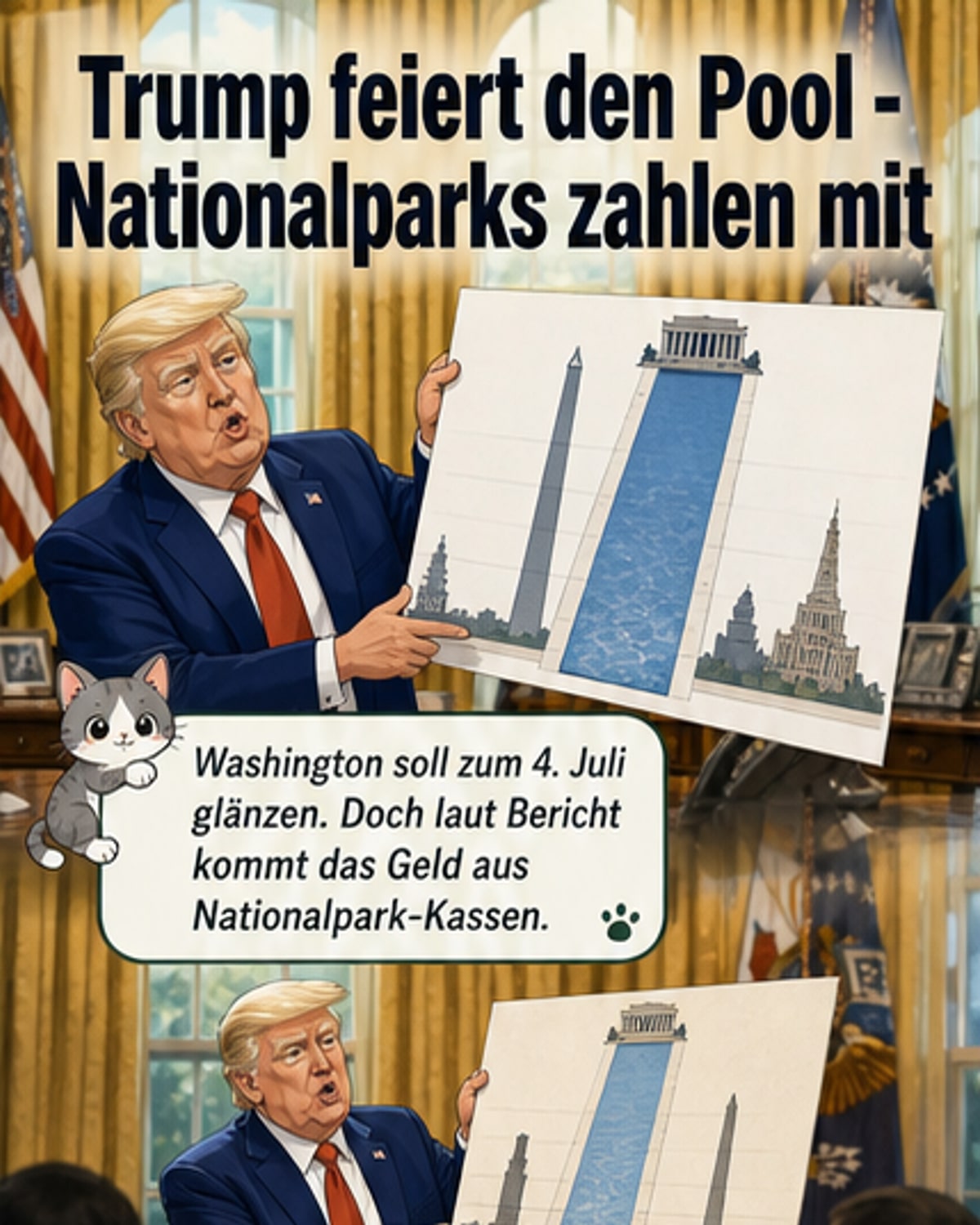 90 Mio. aus Parks für Trumpland