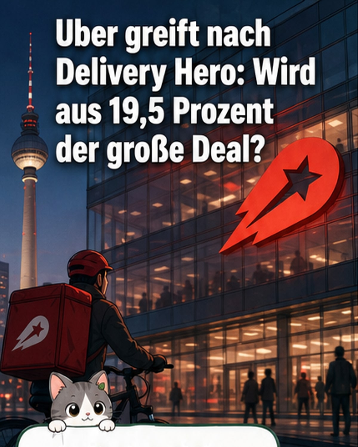 Uber prüft Übernahme von Delivery Hero