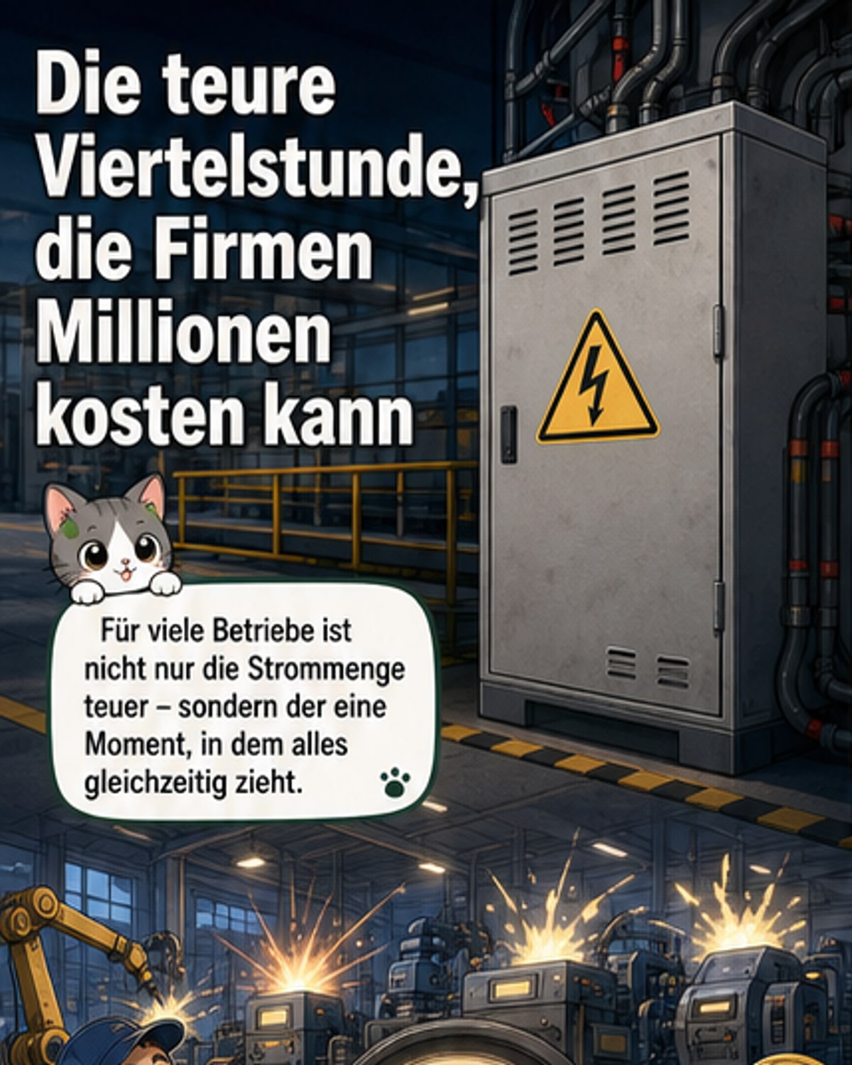 Batteriespeicher spart Betrieben bis zu 50 % Stromkosten